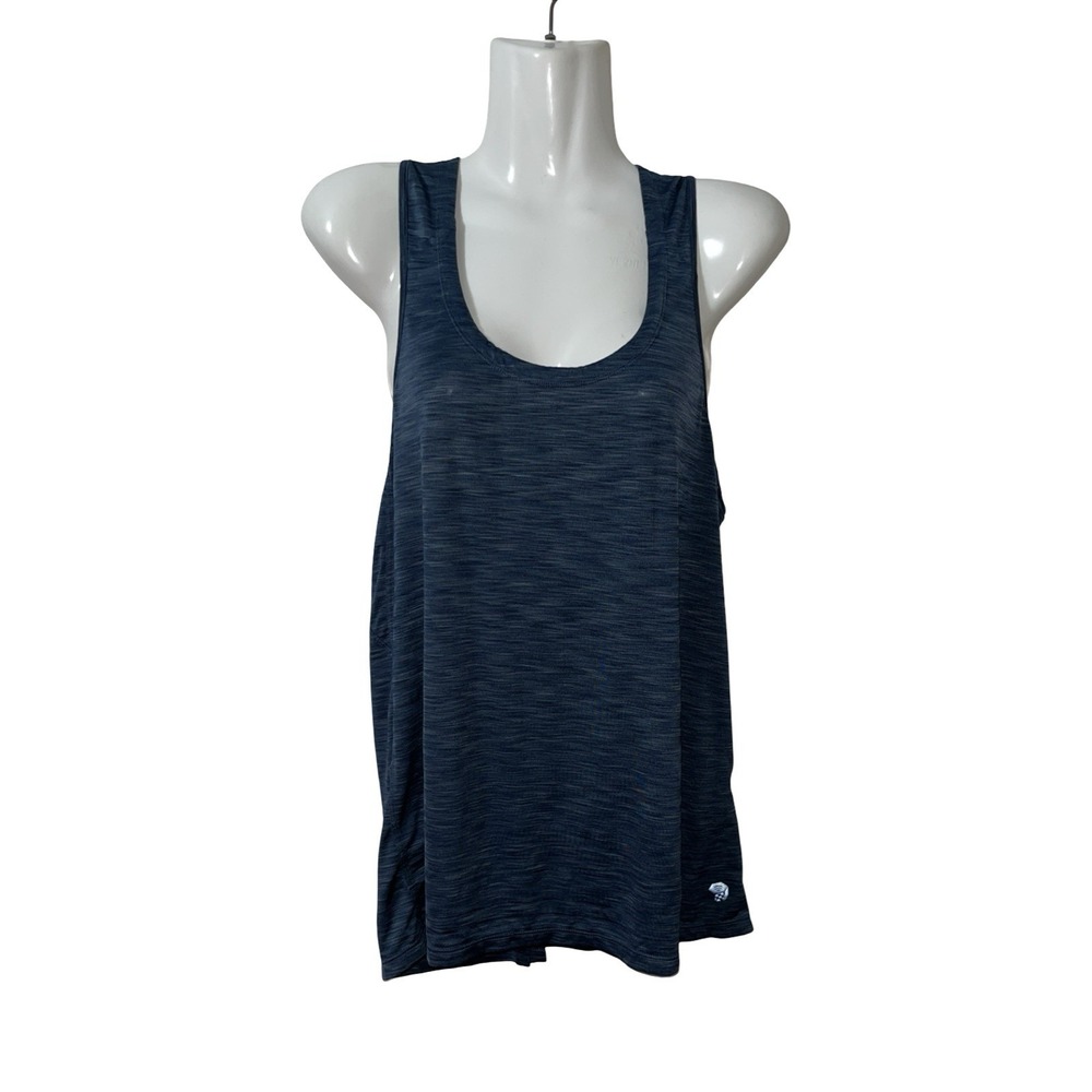 Mountain Hardwear Women's Tank‎ M Racerback Blue Back Split Pickleball Running